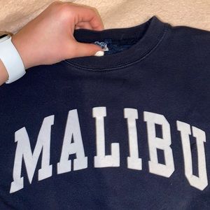 Brandy Melville navy blue crew neck sweatshirt